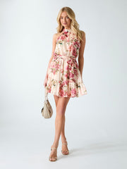 Floral Print Mini Dress