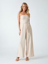 Linen-blend jumpsuit