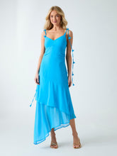Ruffled long dress