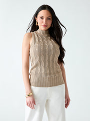 Marciano braided viscose top