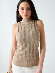 Marciano braided viscose top