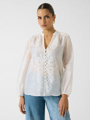 Marciano linen-blend shirt