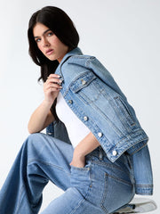 Rhinestone Denim Jacket