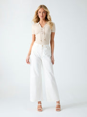 Viscose-blend top