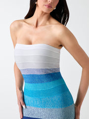 Marciano gradient bandage dress