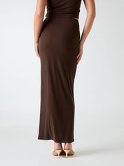 Draped pencil skirt