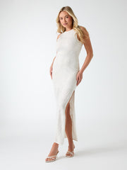 Jacquard long dress
