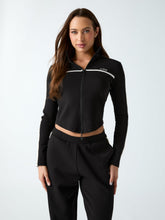 Full-zip logo sweatshirt