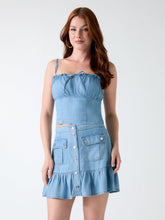 Denim crop top