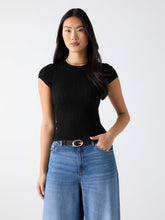 Rib knit top