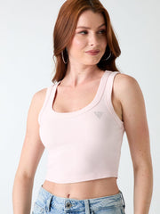 Rib-knit tank top