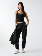Rib-knit top