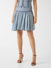 Pleated midi skirt