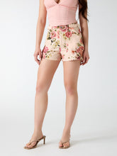 Cargo denim shorts