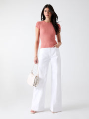 Rib knit top