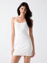 Viscose-blend mini dress