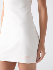 Viscose-blend mini dress