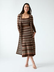 Marciano knitted lurex dress