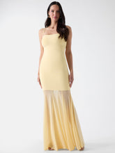 Marciano strapless mesh dress
