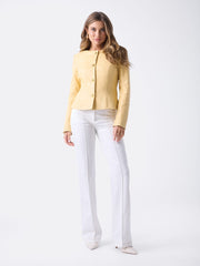 Marciano Peplum Leather Jacket