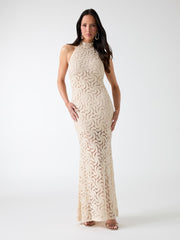 Marciano openwork textured dress