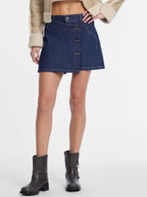 Denim Wrap Skort