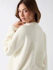 V neck sweater cardigan