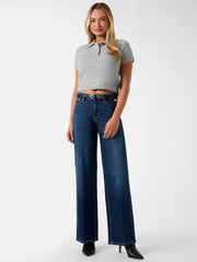 Mid-Rise Sexy Palazzo Wide-Leg Jeans