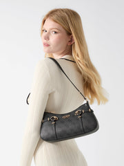Leona Logo Shoulder Bag