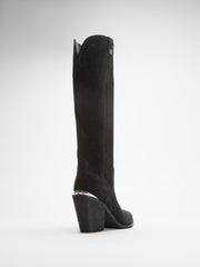 Sashan Suede Knee-High Boots