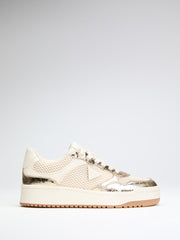 Miram Low-Top Metallic Sneakers