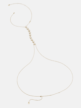Gold-Tone Faux-Pearl Body Chain