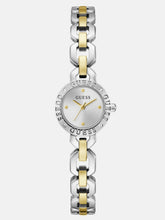Crystal Recycled Steel analogue watch 22 mm