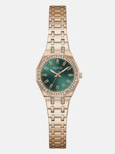 Crystal Recycled Steel analogue watch 25 mm