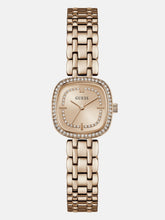 Crystal Stainless steel analogue watch