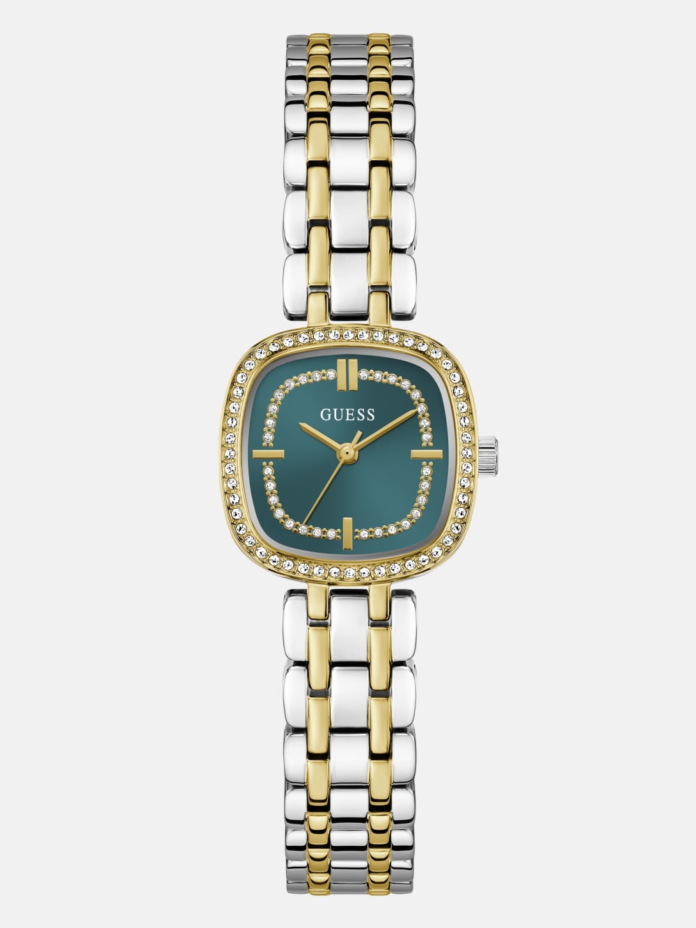 Crystal Recycled Steel analogue watch 25 mm
