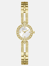Crystal Recycled Steel analogue watch 22,5 mm
