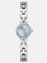 Crystal Recycled Steel analogue watch 22 mm