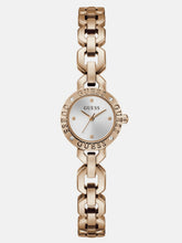 Crystal Recycled Steel analogue watch 22 mm