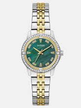 Crystal Stainless Steel analogue watch 32 mm