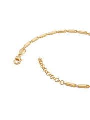 Gold-Tone Squared Links Necklace