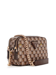Signature Faux-Leather Camera Crossbody