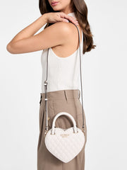 Atabey heart-shaped crossbody