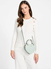 Atabey heart-shaped crossbody