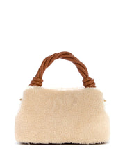 Shaida Shearling Top-Handle Crossbody