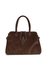 leather buckle bag