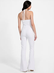 Eco Blair Halter Denim Jumpsuit