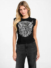 Eco Rocker Rose Corset Tee