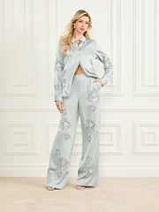 Gwen Embroidered Flower Shirt