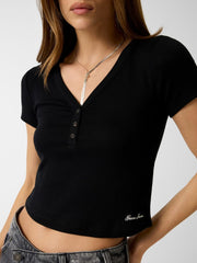Viscose-blend t-shirt